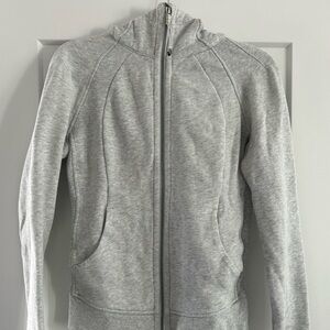 Lululemon Light Gray Scuba Sweatshirt